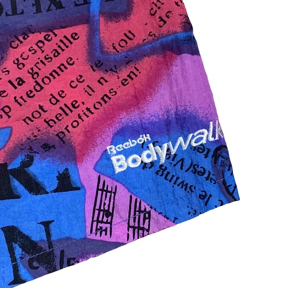 Vintage 90s Deadstock Reebok Bodywalk Music Running Shorts W Large M Medium - Picture 2 of 9